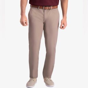 Haggar Men's Premium Comfort Khaki Straight Fit  Pants Perfect Fit Size 38x32